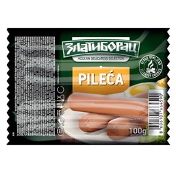 Pileca barena kobasica Zlatiborac 100g