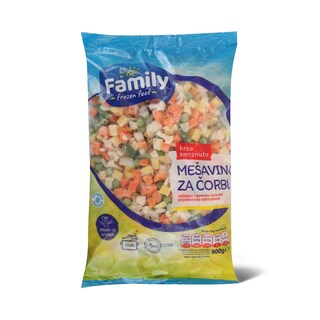 Smrz.mesavina za corbu 900g Family