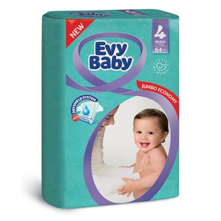 Evy Baby pelene jumbo 4 maxi 7-18 64kom