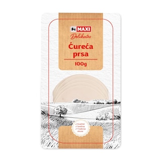 Cureca prsa Maxi 100g