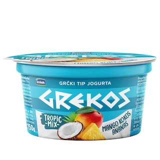 Jogurt tropik mix Grekos 150g