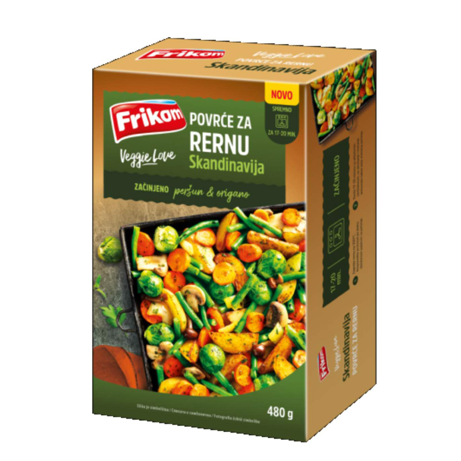 Smrz.povrce mix Skandinavija Frikom 480g