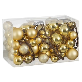 Girlanda sa kugl. zlatna 180cm 849