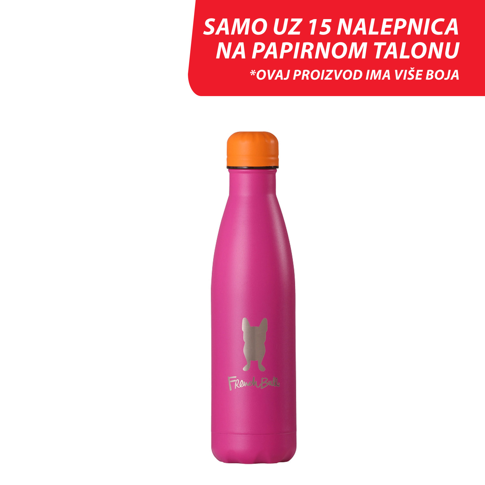 Termos boca French Bull 500ml vise boja