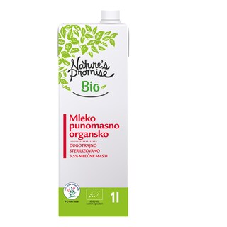 Nature's Promise Mleko organsko 3.5% 1L TP