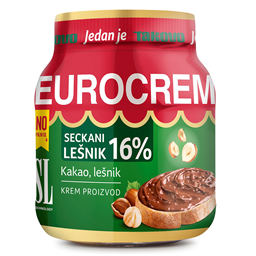 Krem Eurokrem seckani lesnik 350g