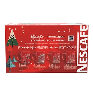 Kafa in.limenka Nescafe200g,solja gratis