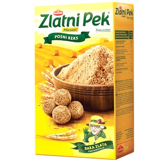 Keks mleveni Zlatni Pek 285g,Koncern Bambi