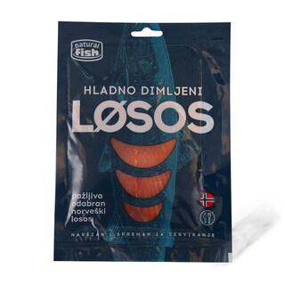 Dimljeni losos slice 100g