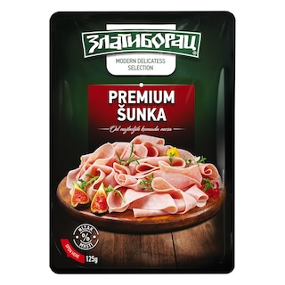 Premium sunka slajs 125g Zlatiborac