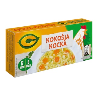 Kokosija kocka C 132g