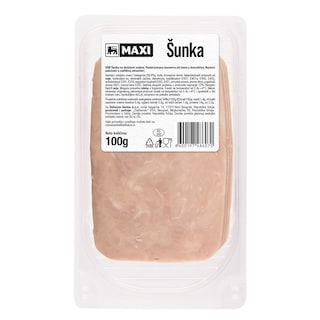 Premium sunka u foliji slajs Maxi 100g 