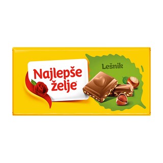 Cokolada lesnik Najlepse zelje 85g