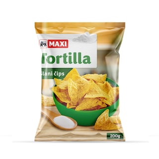 Tortilja chips slani Maxi 200g