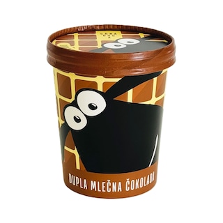 Sl.dupla mlecna cokol.Crna ovca 300g