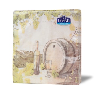 Salvete Fresh vino&grozdje 3sl.20/1