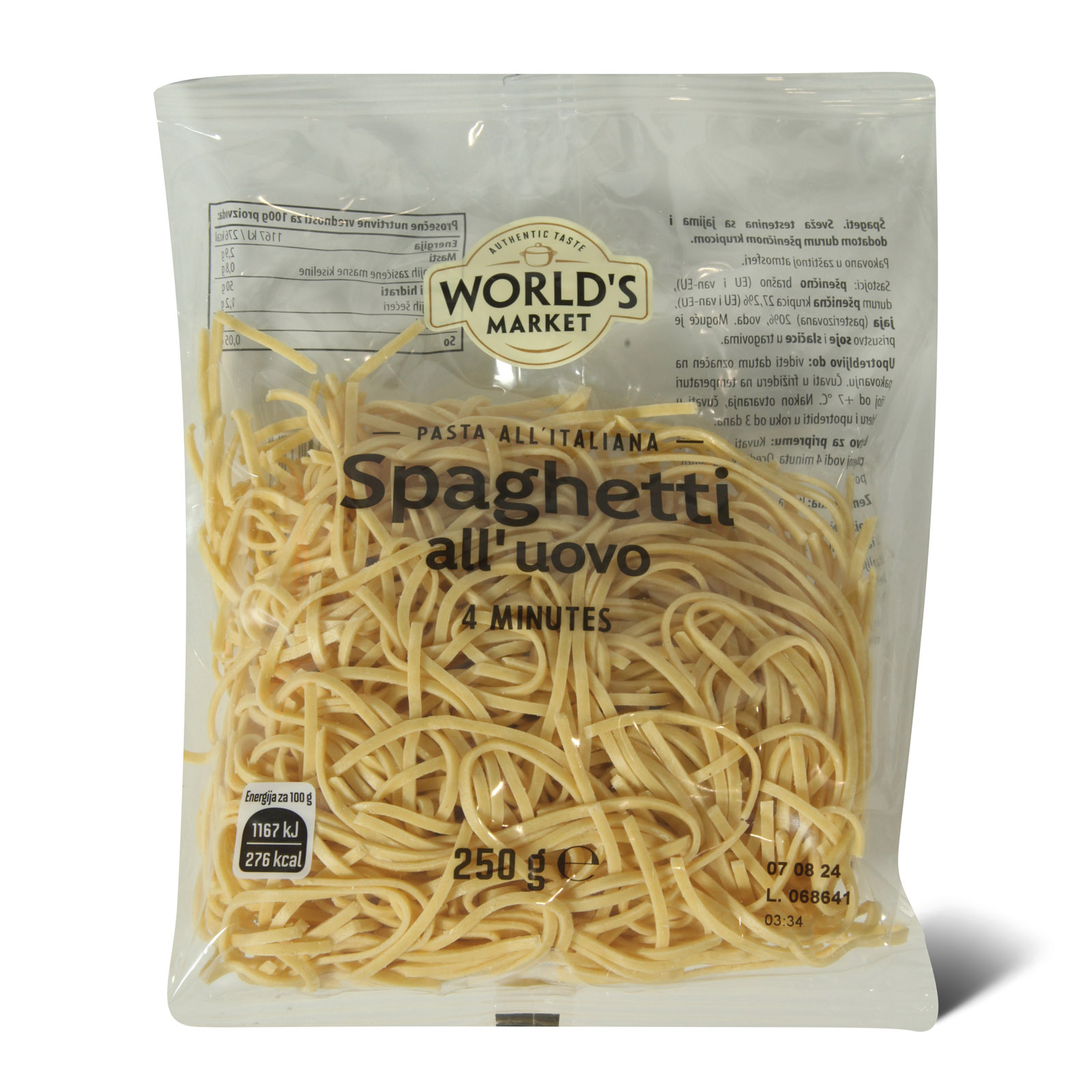 Svezi spageti sa jajima WM 250g