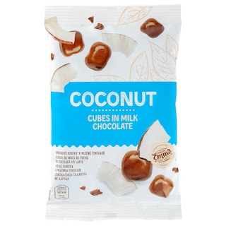 Drazeje kokos&mlecna cokolada Emma 150g
