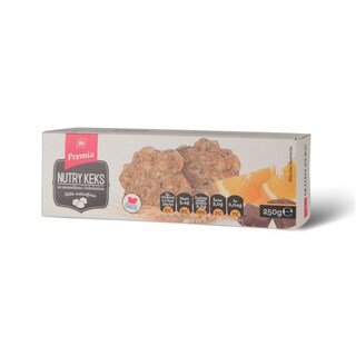 Keks Nutry Premia naran. i cokolada 250g