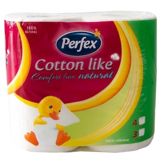 Toalet papir Cotton comf.line nat.4/1 3s