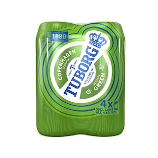 Pivo Tuborg 0,5l limenka 3+1gratis