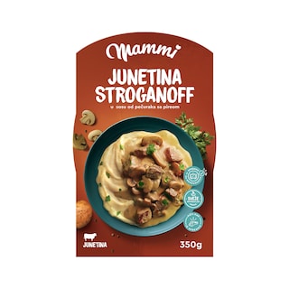 June.Stroganoff u sosu pecur.pil.350g