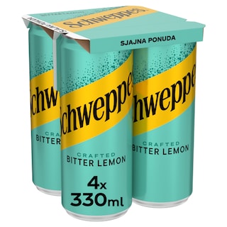 Schweppes Bitter Lemon 4x0,33l CAN