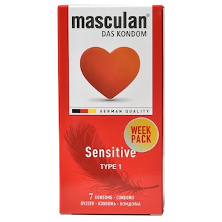 Kondom sensitive tip 1 7/1Masculan