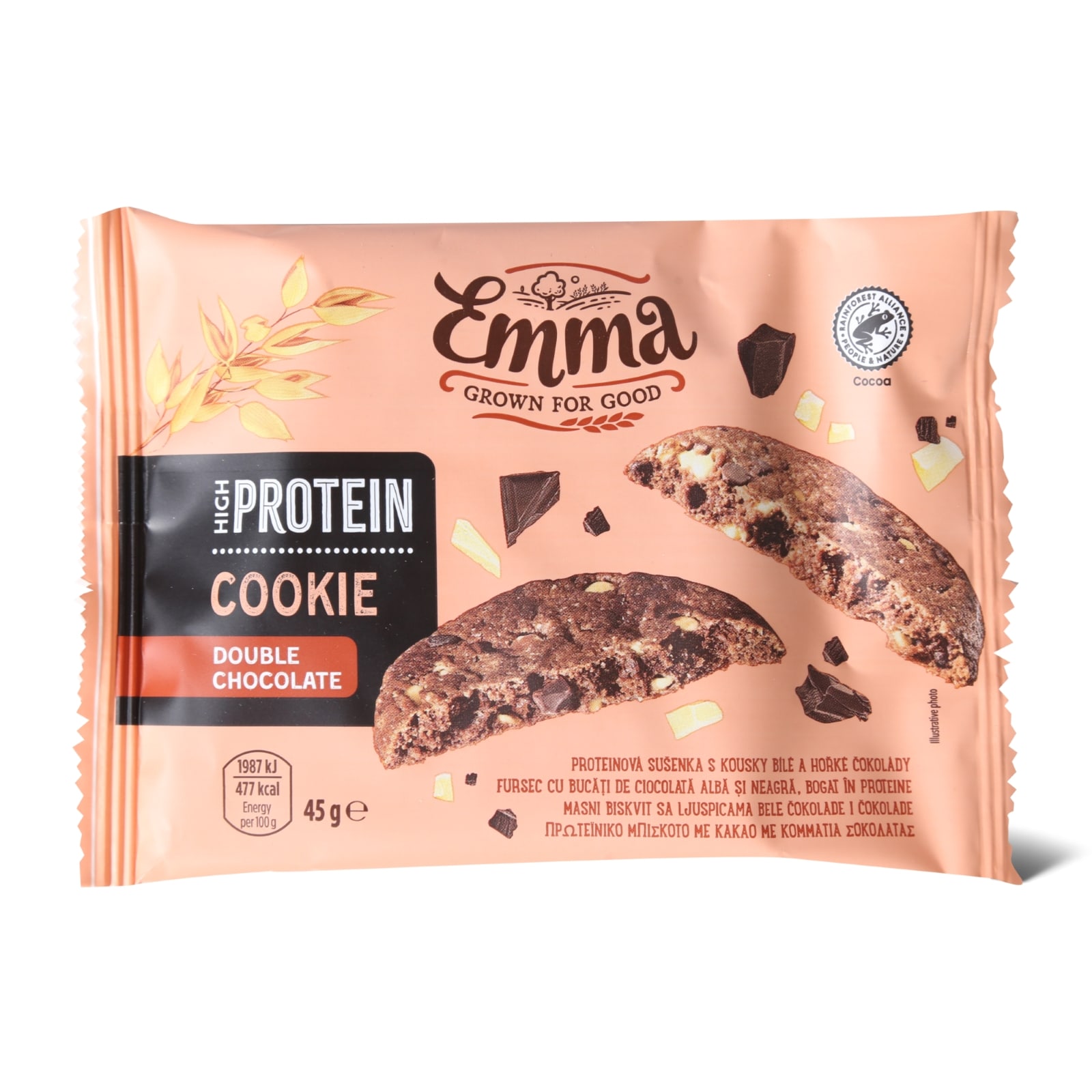 Emma Double R Emma | Cookie double chocolate protein Emma 45g | Maxi