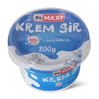Krem sir classic 60%mm Maxi 200g