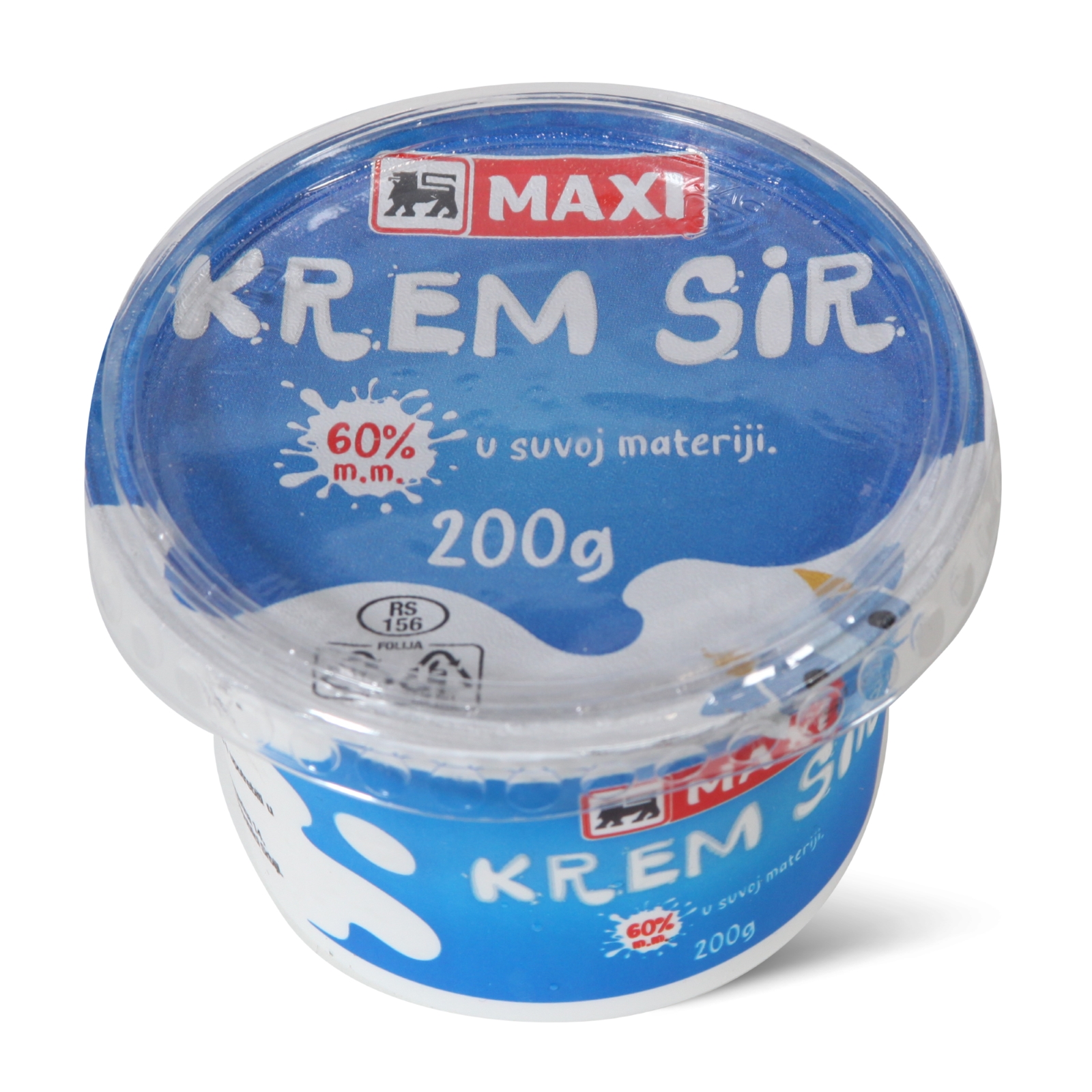Krem sir classic 60%mm Maxi 200g