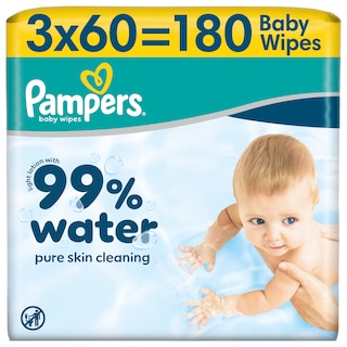 Vlazne maram.Pampers Aqua 3x60