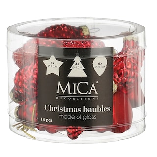 Ng stak.ukrasi 14kom crv. 6.5x9cm 836