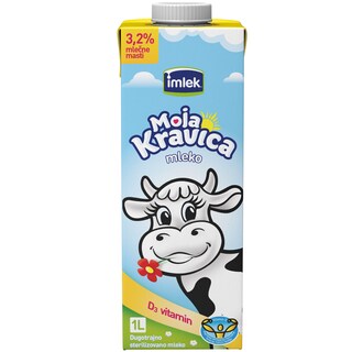 Mleko ster.3.2%mm D3/AD TB Moja krav1L