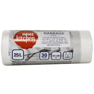 Kesa za djubre sa ruckom bela 25l 30kom