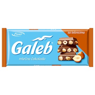 Cokolada Galeb sa celim lesnikom 200g