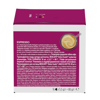 Kafa espresso Dolce Gusto Nescafe 88g