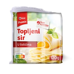 Sir topljeni listici Premia 120g