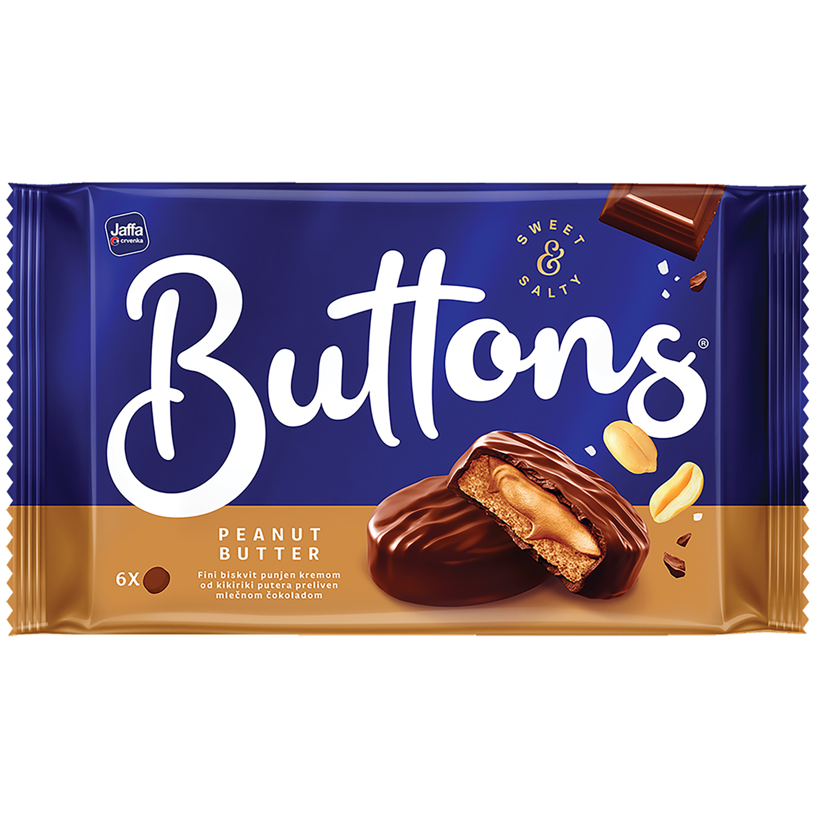 Buttons kikiriki puter Jaffa 95g