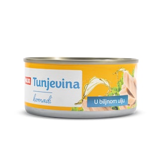 Tunjevina komadi u bilj.ulju Maxi 160g
