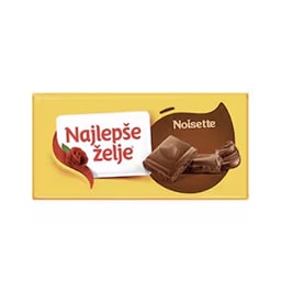 Cokolada noisette Najlepse zelje 85g