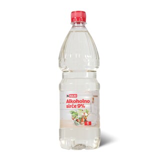 Sirce alkoholno 9% Maxi 1l