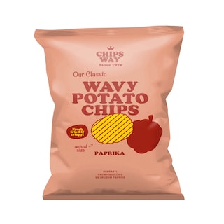 Cips rebrasti Paprika Chips way 150g