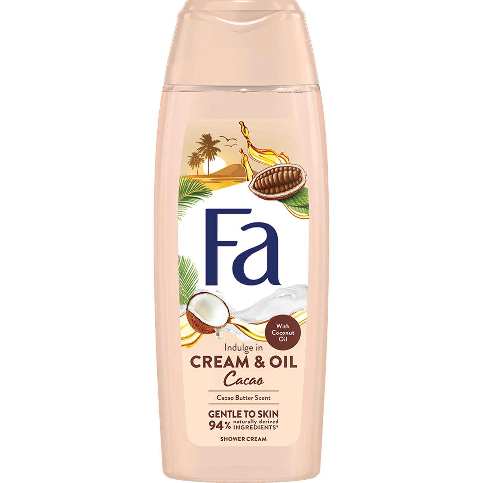 Gel/tusir.Cream&Cacao Butter Fa 250ml