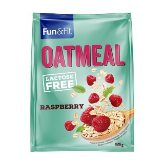 Ovsena kasa malina Fun&Fit 55g