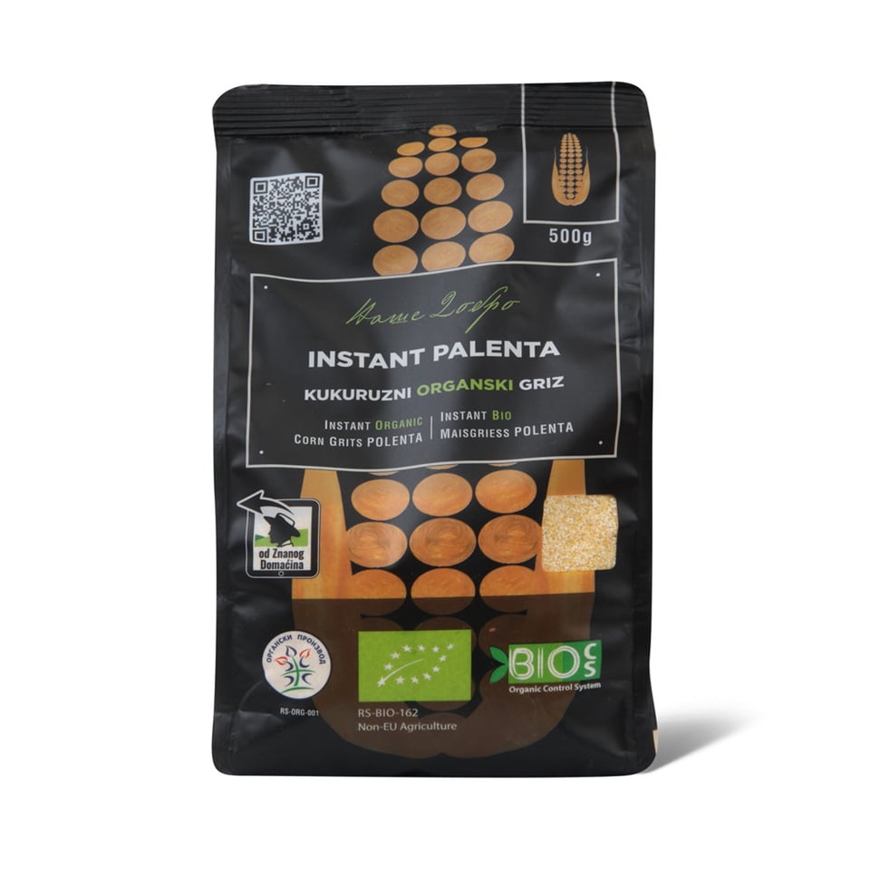 Naše Dobro Organska instant palenta 500g