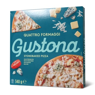 Gustona Pizza 4 vrste sira Gustona 340g
