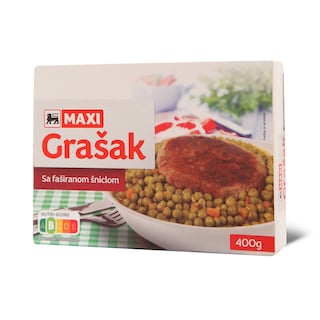 Grasak sa fasiranom sniclom Maxi 400g