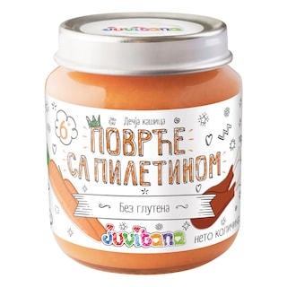 Kasica Juvitana povrce sa piletinom128g