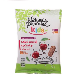 Mini musli bar visnja NP Kids GF 70g